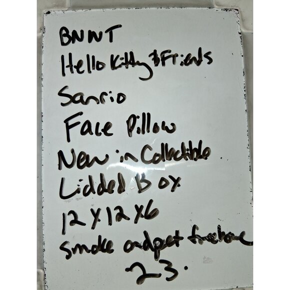 Hello Kitty & Friends Nogginz Face Pillow 100% Polyester Machine Washable Chr - Picture 9 of 9